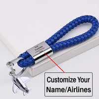 Thumbnail for Customisable Logo Design Leather Car Key Chain - view 6