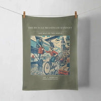 Thumbnail for VINTAGE G4311 - The Bicycle Messenger Handoff - Designed Towels design on greenarmy