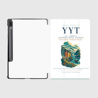 Thumbnail for St. John's International Airport (YYT) design on white samsung tablet tablet case