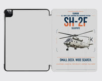 Thumbnail for Kaman SH-2F Seasprite design on light gray ipad tablet case