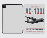 Thumbnail for AC-130J Ghostrider design on light gray ipad tablet case