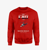 Thumbnail for Kaman K-1200 K-MAX design on red sweatshirt