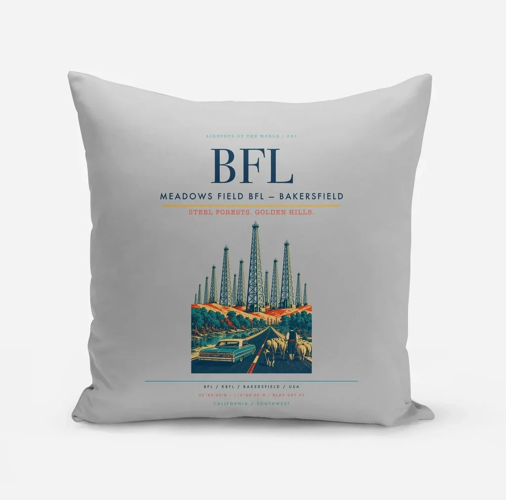 Meadows Field (BFL) design on light gray pillow