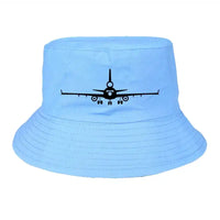Thumbnail for McDonnell Douglas MD-11 Silhouette summer hat - light blue