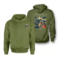 Thumbnail for VINTAGE G4214 - The Stairs To The Sky - Double-Side Hoodie design on greenarmy double side