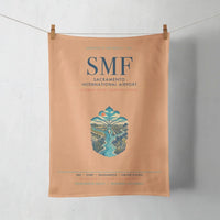 Thumbnail for Sacramento International Airport (SMF) design on orange towel