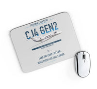 Thumbnail for Cessna Citation CJ4 Gen2 design on light gray rectangle mouse pad
