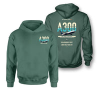 Thumbnail for Airbus A300B2 design on green hoodie