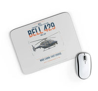 Thumbnail for Bell 429 design on light gray rectangle mouse pad