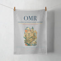 Thumbnail for Oradea International Airport (OMR) design on light gray towel