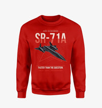 Thumbnail for SR-71A Blackbird design on red sweatshirt