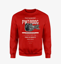 Thumbnail for PW1900G design on red sweatshirt