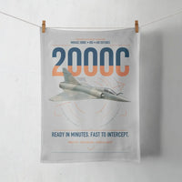 Thumbnail for Dassault Mirage 2000C RDI design on light gray towel