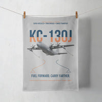 Thumbnail for KC-130J SUPER HERCULES design on light gray towel