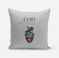 Thumbnail for Yellowstone Regional Airport (COD) design on light gray pillow