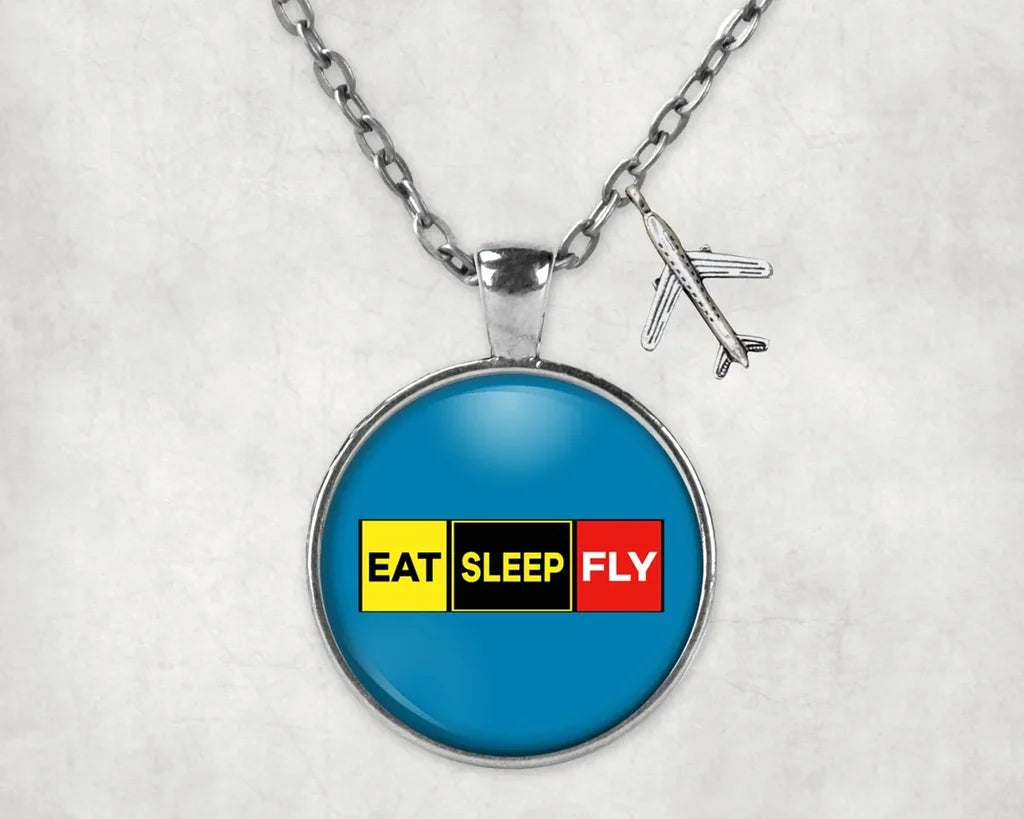 Eat Sleep Fly Necklace - view 6
