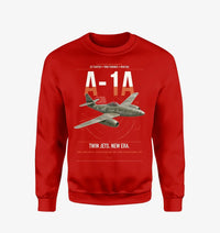 Thumbnail for Messerschmitt Me 262A-1a design on red sweatshirt
