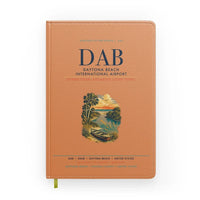 Thumbnail for Daytona Beach International Airport (DAB) design on orange notebook