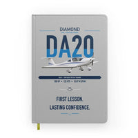 Thumbnail for Diamond DA20 design on light gray notebook