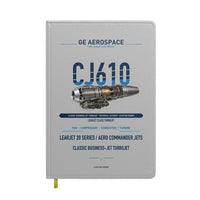 Thumbnail for CJ610 design on light gray notebook