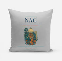 Thumbnail for Dr. Babasaheb Ambedkar International Airport (NAG) design on light gray pillow