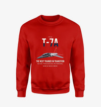 Thumbnail for T-7A Red Hawk design on red sweatshirt
