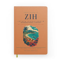 Thumbnail for Ixtapa-Zihuatanejo International Airport (ZIH) design on orange notebook