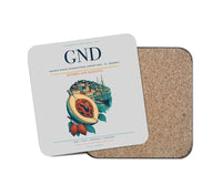 Thumbnail for Maurice Bishop International Airport (GND) design on light gray 1 piece coaster