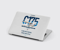 Thumbnail for Cessna 175 Skylark design on light gray MacBook case