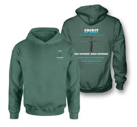 Thumbnail for Ascent AeroSystems Spirit design on green hoodie