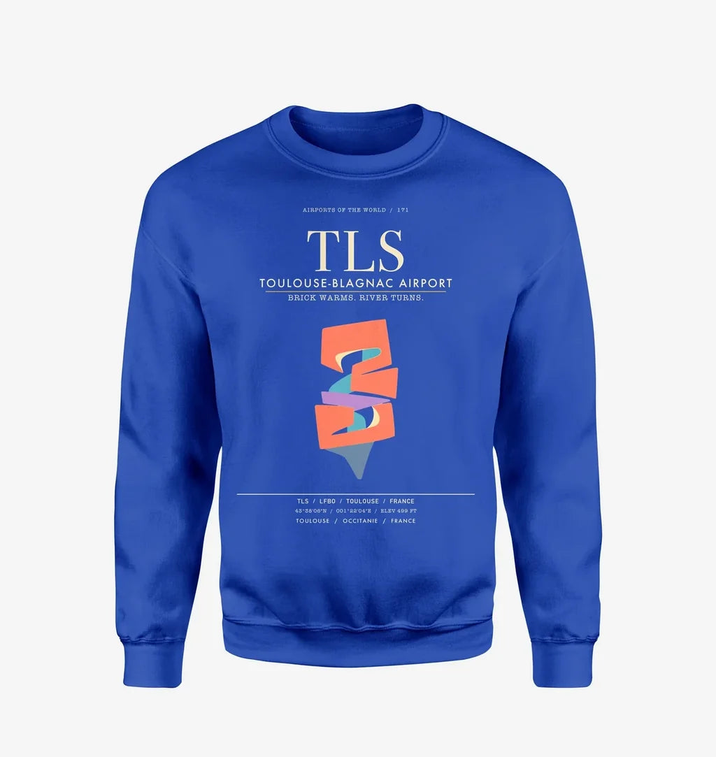 Toulouse-Blagnac Airport TLS Sweatshirt - Blue