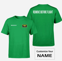 Thumbnail for Customisable Remove Before Flight T-Shirt - view 6