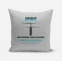 Thumbnail for Ascent AeroSystems Spirit design on light gray pillow
