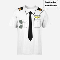 Thumbnail for Customisable Pilot Uniform 3D T-Shirt - view 6