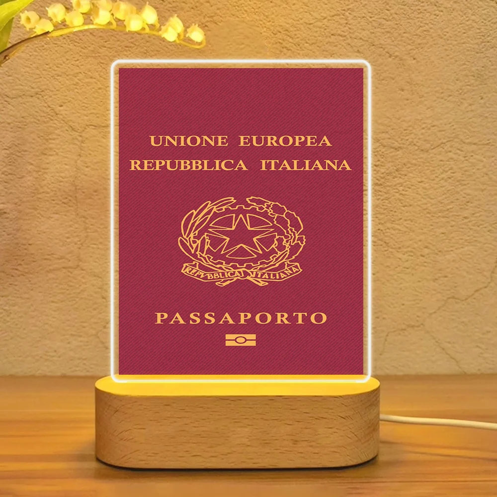 Italian Passport Lamp - view 6