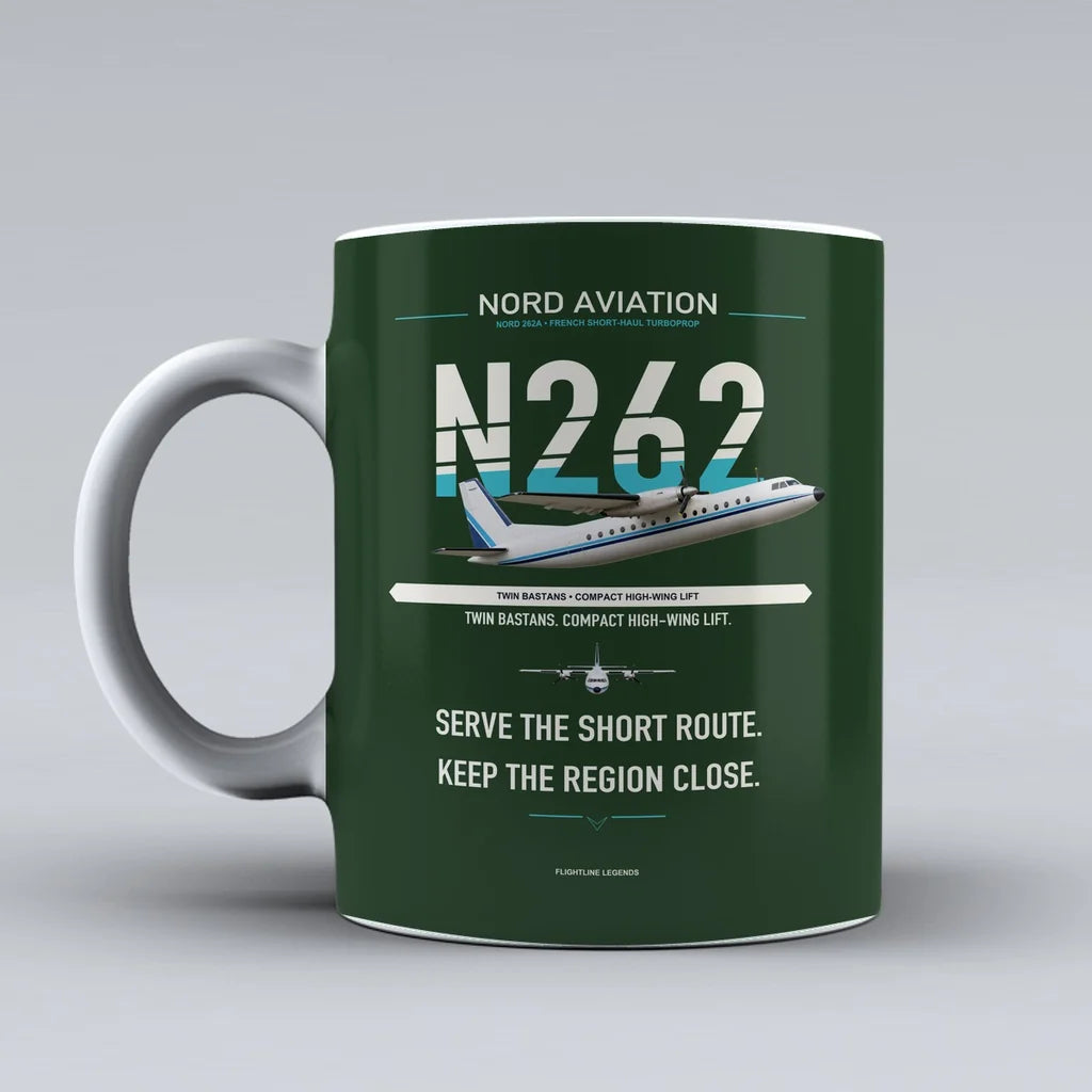 262A Mug design on dark green nord