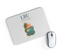 Thumbnail for Labuan Airport (LBU) design on light gray rectangle mouse pad
