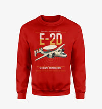 Thumbnail for E-2D Advanced Hawkeye design on red sweatshirt
