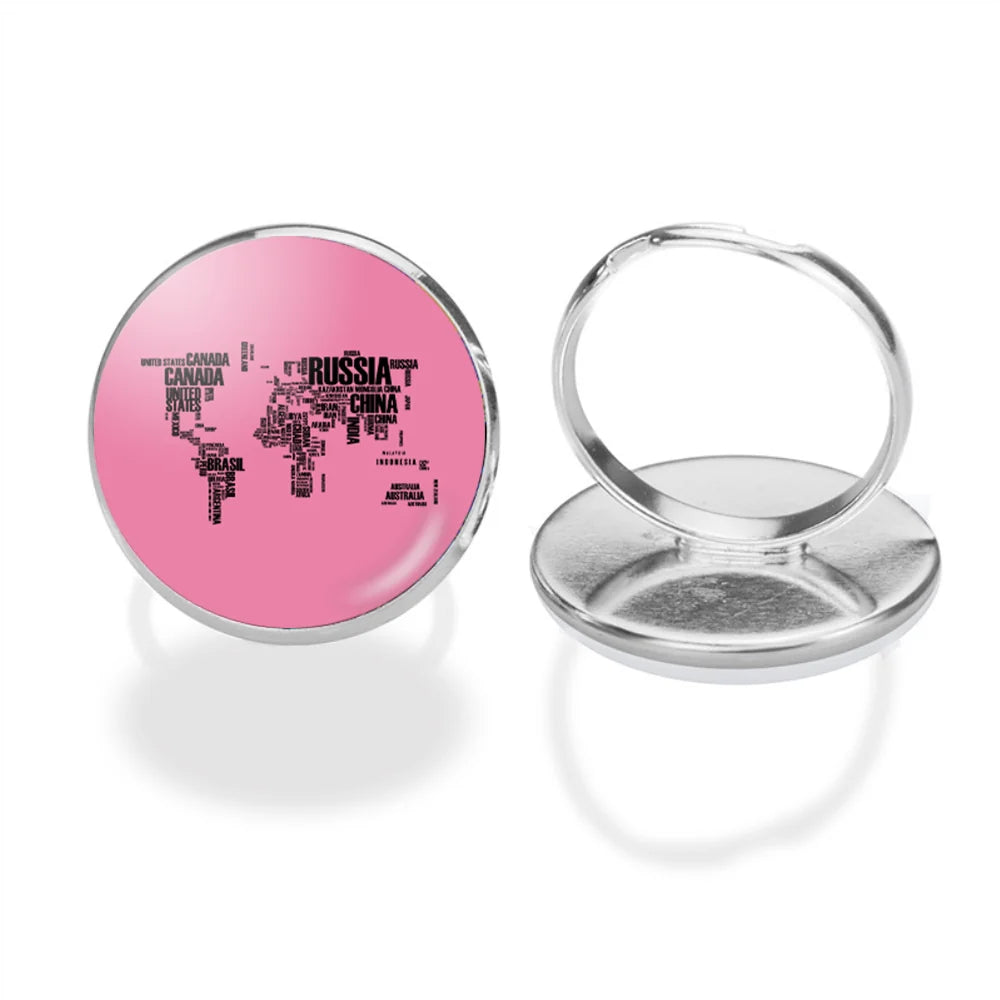 World Map Ring - view 8