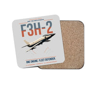 Thumbnail for F3H-2 Demon design on light gray 1 piece coaster