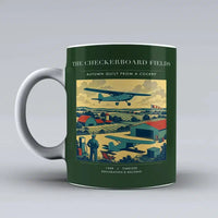 Thumbnail for VINTAGE G4201 - The Checkerboard Fields - Ceramic Mug design on darkgreen