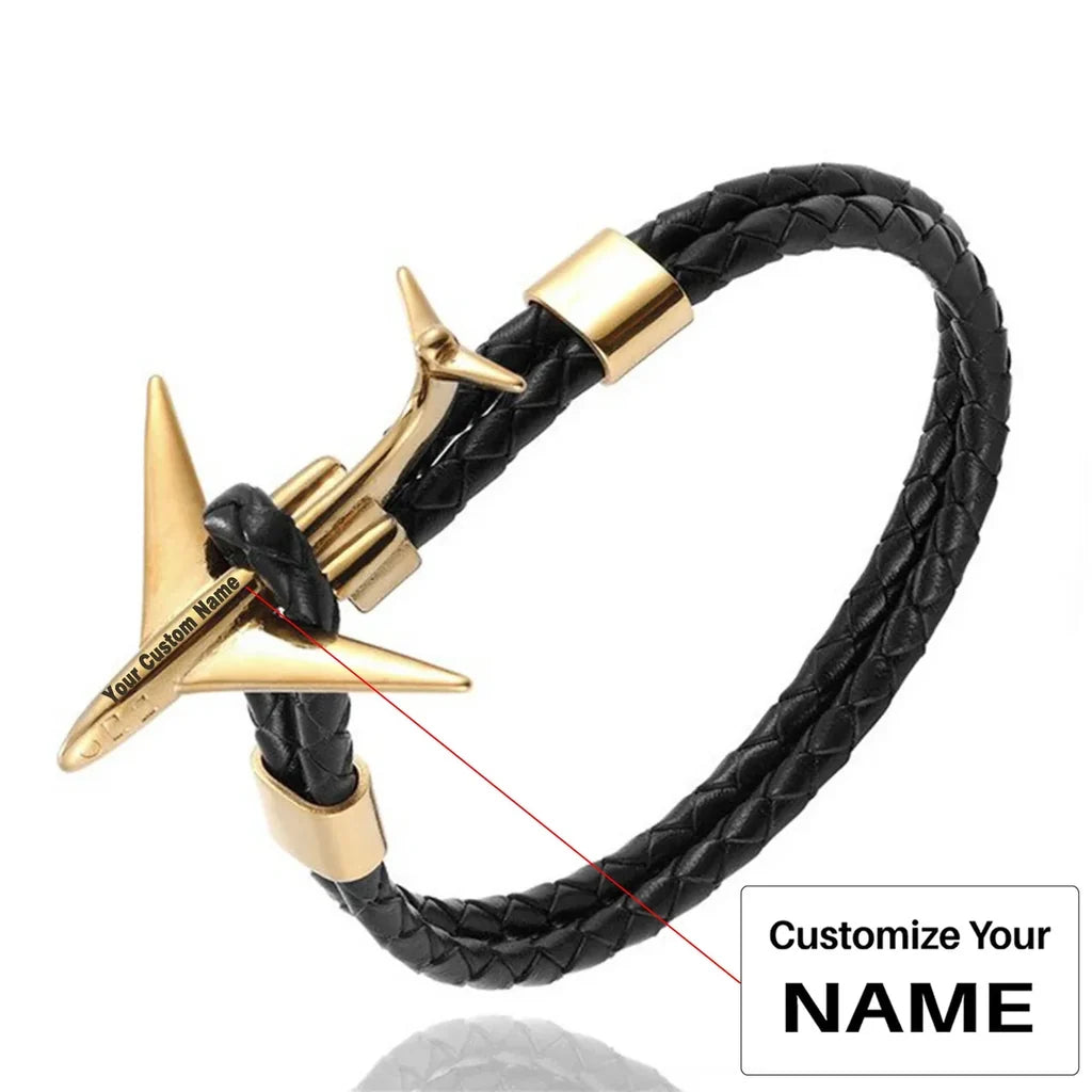 Customisable Super Cool Airplane Bracelet - view 12