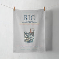 Thumbnail for Richmond International Airport (RIC) design on light gray towel