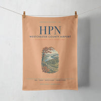 Thumbnail for Westchester County Airport (HPN) design on orange towel