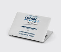 Thumbnail for Cessna Citation Encore+ design on light gray MacBook case