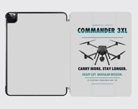 Thumbnail for Draganfly Commander 3XL design on light gray ipad tablet case