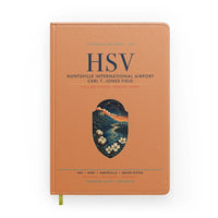 Thumbnail for Huntsville International Airport (HSV) design on orange notebook