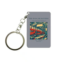 Thumbnail for VINTAGE G4166 - The Hangar Rafters - Designed Key Chain design on gray