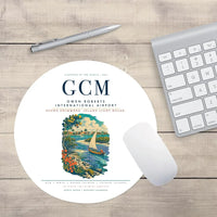 Thumbnail for Owen Roberts International Airport (GCM) design on white round mouse pad