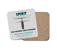 Thumbnail for Ascent AeroSystems Spirit design on light gray 1 piece coaster